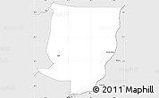 Silver Style Simple Map of Mubi