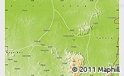 Physical Map of Yola