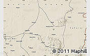Shaded Relief Map of Yola