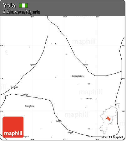 Map Of Yola North Free Blank Simple Map Of Yola