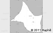 Gray Simple Map of Yola