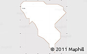 Classic Style Simple Map of Ekpe-Ata, cropped outside