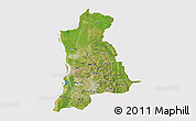 Satellite 3D Map of Anambra, cropped outside