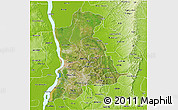 Satellite 3D Map of Anambra, physical outside