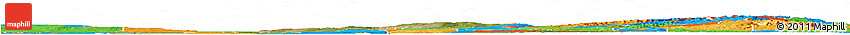 Satellite Horizon Map of Anambra, political outside