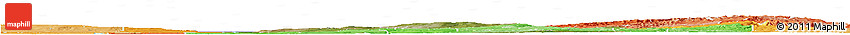 Satellite Horizon Map of Anambra, political shades outside