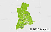 Physical Map of Anambra, single color outside