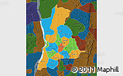Political Map of Anambra, darken