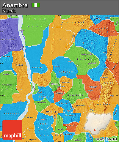 Political Map of Anambra