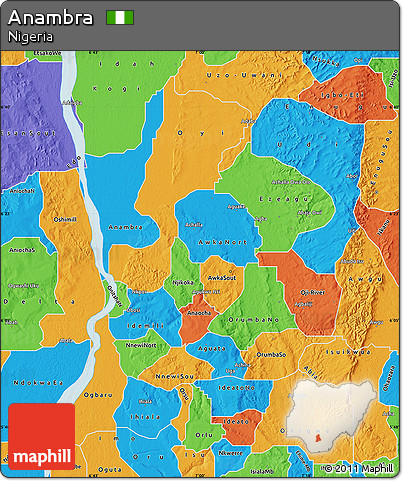 Political Map of Anambra