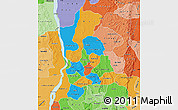 Political Map of Anambra, political shades outside