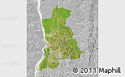 Satellite Map of Anambra, lighten, desaturated
