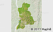 Satellite Map of Anambra, lighten