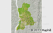 Satellite Map of Anambra, lighten, semi-desaturated