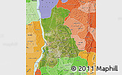 Satellite Map of Anambra, political shades outside