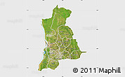 Satellite Map of Anambra, single color outside