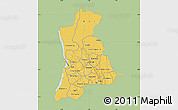 Savanna Style Map of Anambra, single color outside