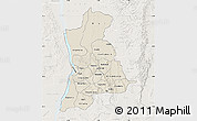 Shaded Relief Map of Anambra, lighten