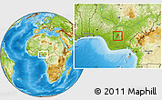 Physical Location Map of Oyi