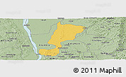 Savanna Style Panoramic Map of Oyi