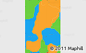 Political Simple Map of Oyi