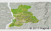 Satellite Panoramic Map of Anambra, lighten, semi-desaturated