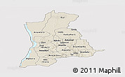 Shaded Relief Panoramic Map of Anambra, cropped outside