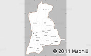 Gray Simple Map of Anambra, cropped outside