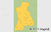 Savanna Style Simple Map of Anambra, cropped outside