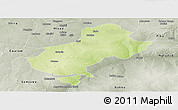 Physical Panoramic Map of Darazo, semi-desaturated