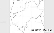 Blank Simple Map of Darazo, no labels