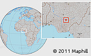 Gray Location Map of Apa