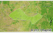 Physical 3D Map of Ushongo, satellite outside