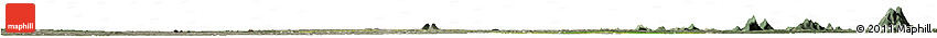 Satellite Horizon Map of Ushongo, semi-desaturated