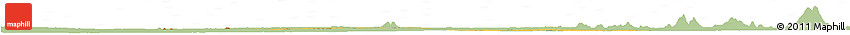 Savanna Style Horizon Map of Ushongo, single color outside