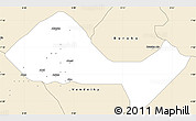 Classic Style Simple Map of Ushongo