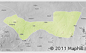 Physical 3D Map of Askira/U, desaturated