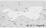 Silver Style 3D Map of Askira/U