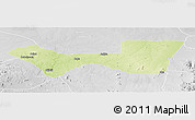 Physical Panoramic Map of Askira/U, lighten, desaturated