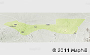 Physical Panoramic Map of Askira/U, lighten, semi-desaturated