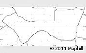 Blank Simple Map of Askira/U, no labels