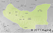 Physical 3D Map of Damboa, desaturated