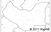 Blank Simple Map of Damboa, no labels