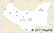 Classic Style Simple Map of Damboa, single color outside