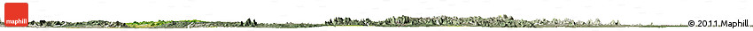 Satellite Horizon Map of Borno, semi-desaturated