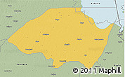 Savanna Style 3D Map of Monguno