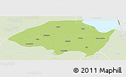 Physical Panoramic Map of Monguno, lighten