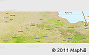 Satellite Panoramic Map of Monguno