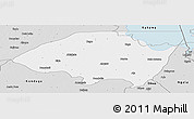 Silver Style Panoramic Map of Monguno