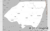 Gray Simple Map of Monguno